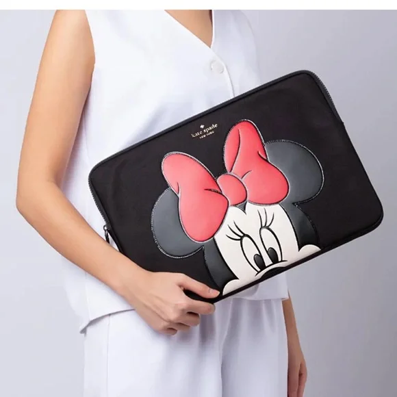 Disney Minnie Mouse Black Laptop Cover